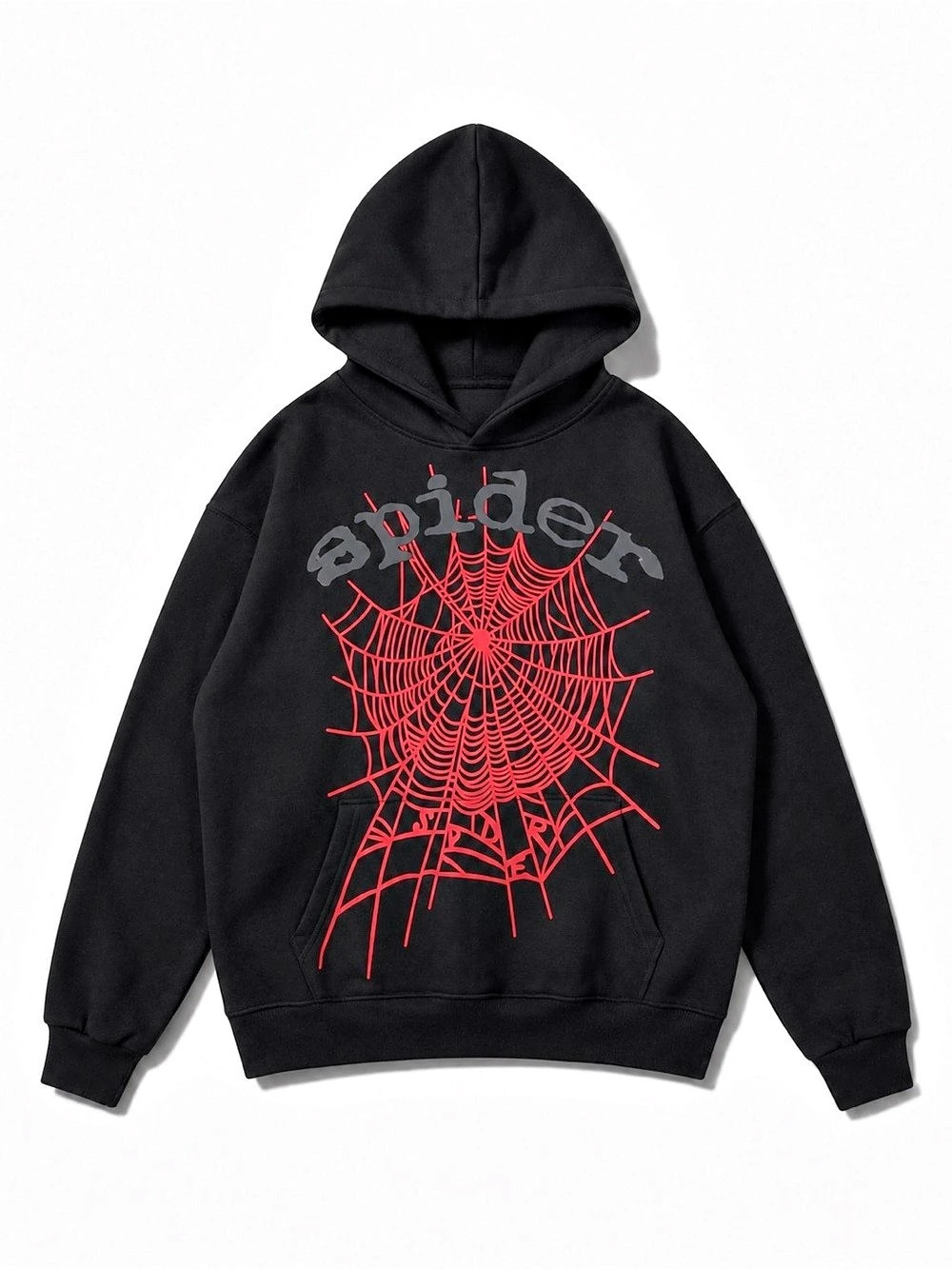 Sp5der Web Hoodie Black / Red Black & Red Large